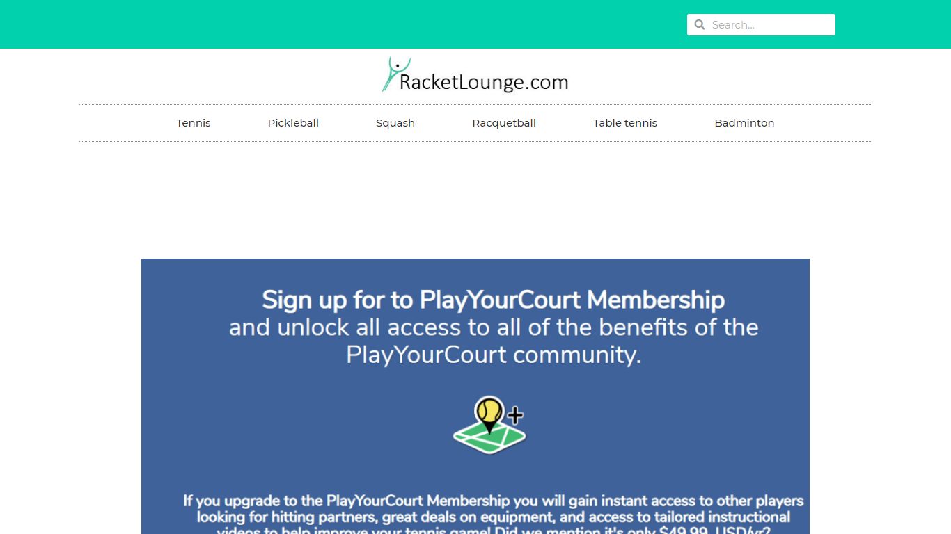 PlayyourCourt Review - RacketLounge.com